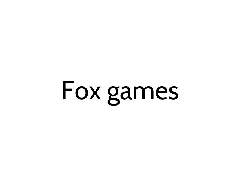 Fox Games